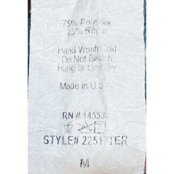 Anthropologie W5 Womens Medium Blue Striped Top Ruffle Sleeves Boho Stretch - Picture 6 of 7